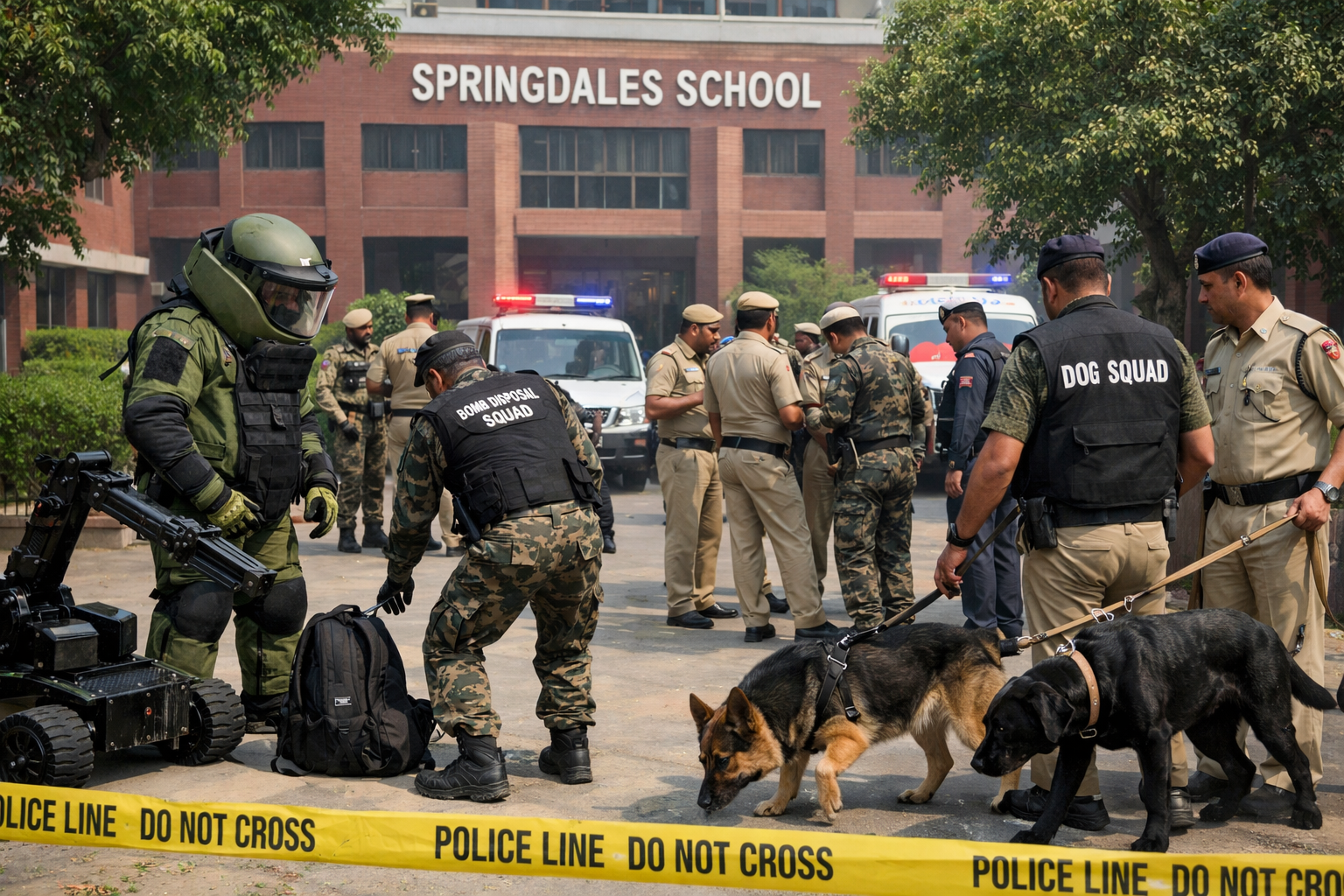 Springdales School Bomb Threat: Police Evacuate Campus, Investigation Underway