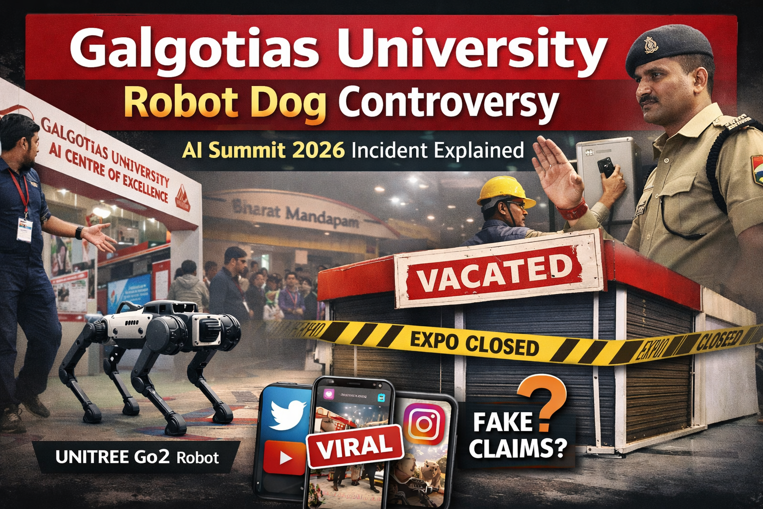 Galgotias University Robot Dog Controversy: Full Story Behind the AI Summit 2026 Incident