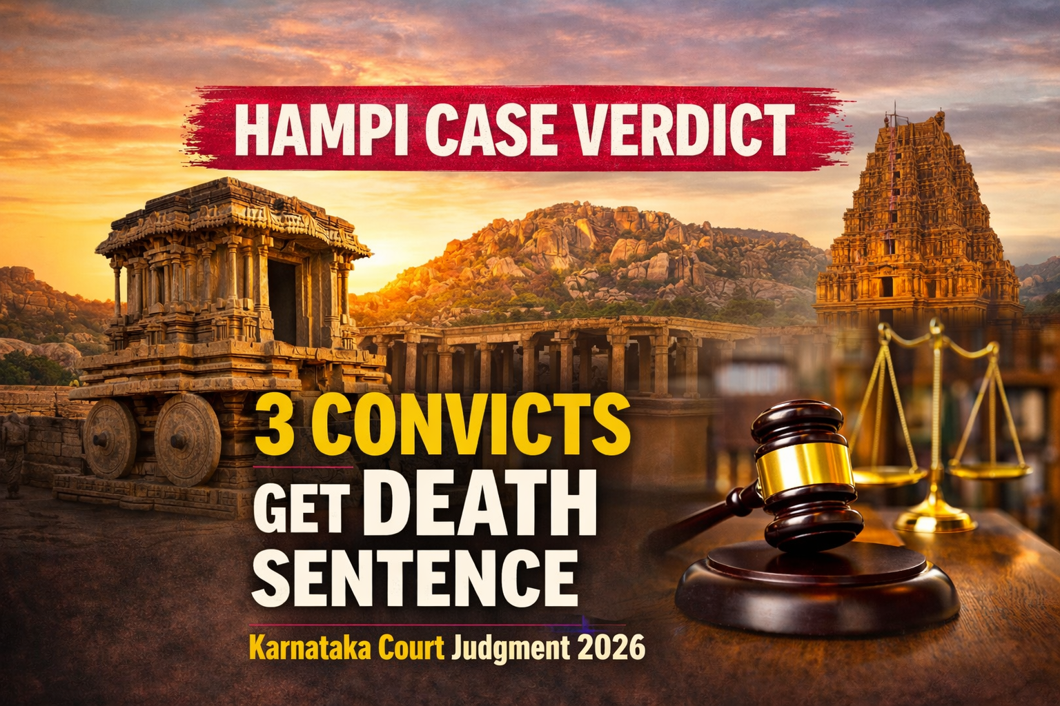 Hampi Gang-Rape & Murder Case: Karnataka Court Awards Death Sentence to Three Convicts