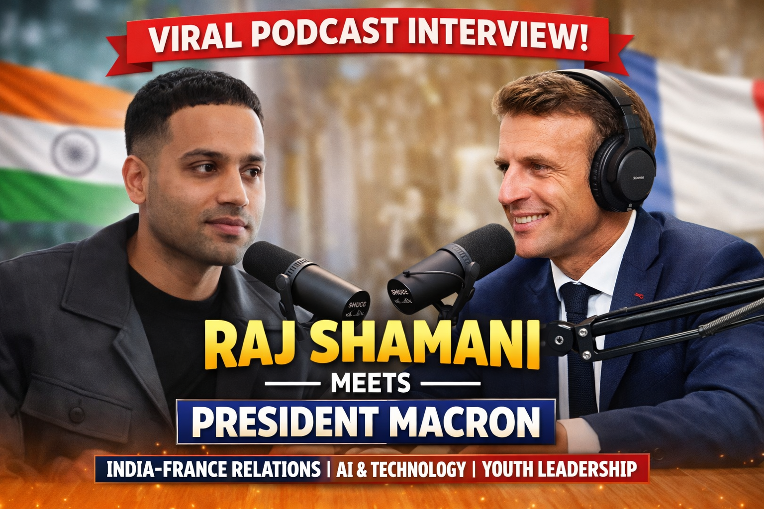 Raj Shamani Podcast with France President: A Powerful Conversation That Got India Talking