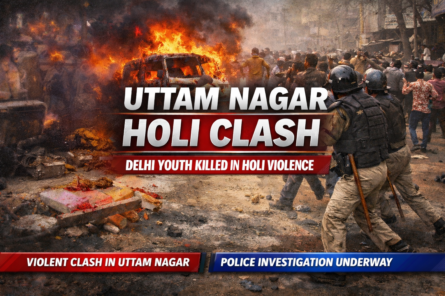 Uttam Nagar Tarun Holi Incident: Delhi Youth Killed After Water Balloon Dispute – Full Report