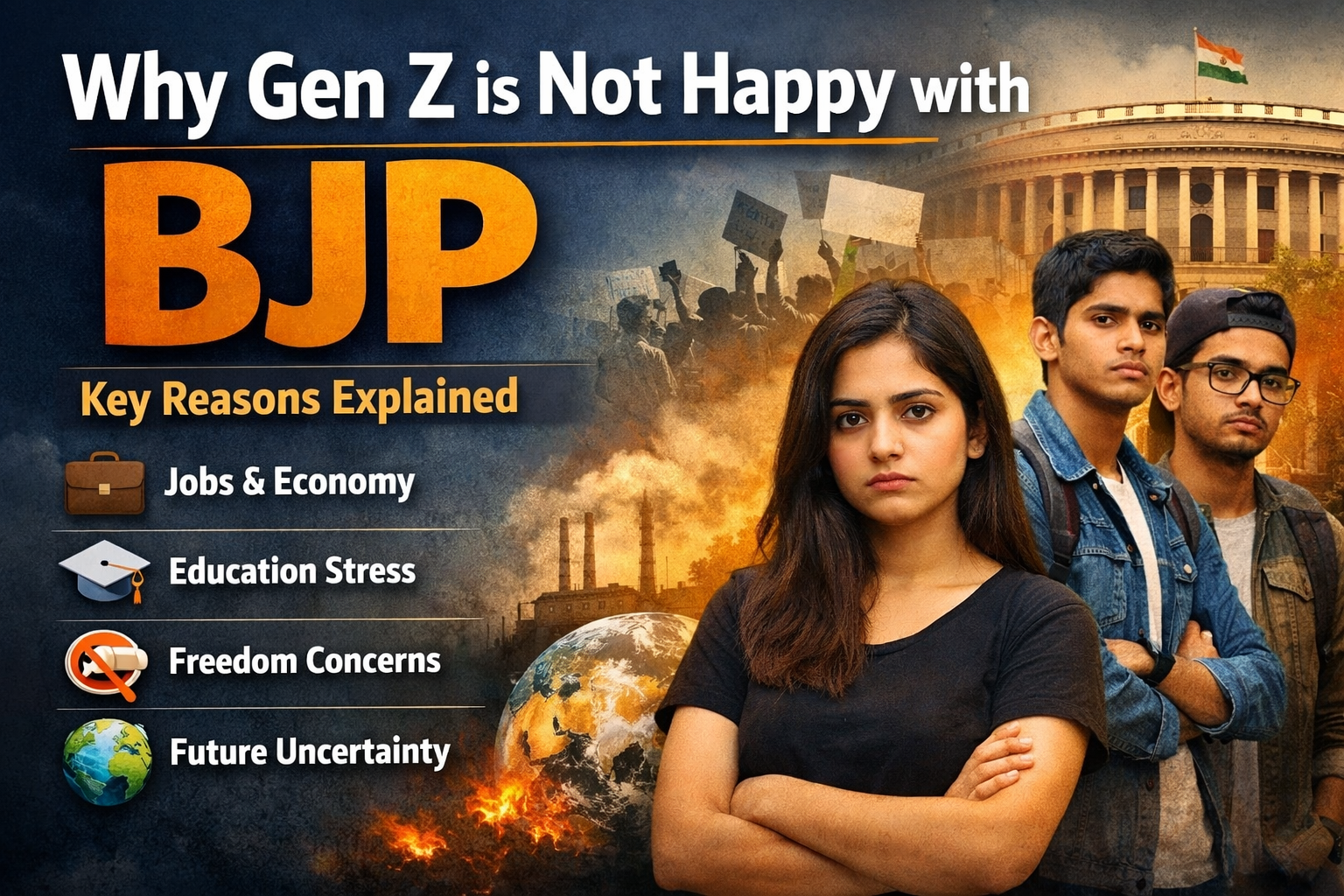 Why Gen Z Is Not Happy with BJP: Key Reasons Explained